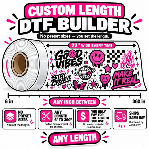 Custom Length DTF Builder