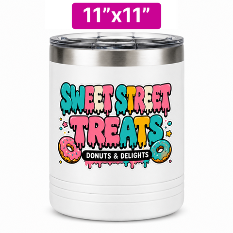 Custom UV DTF Stickers by Size