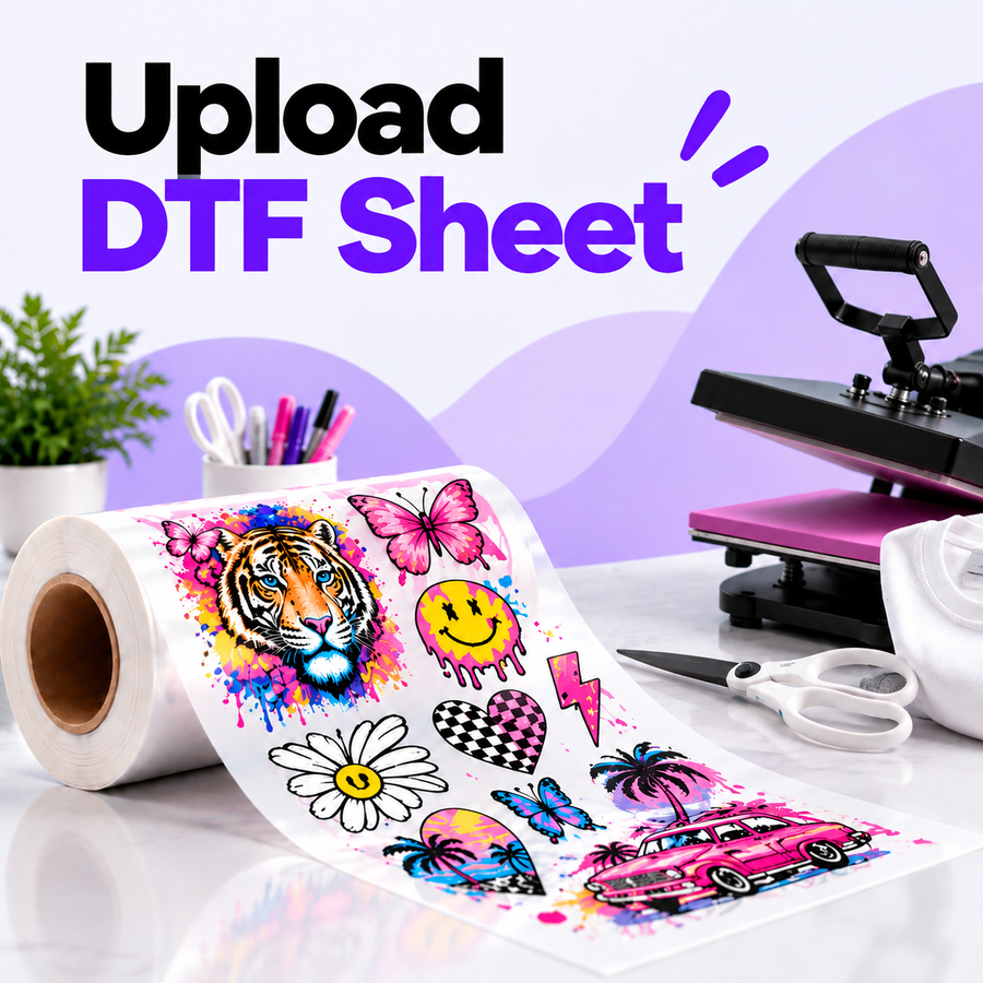Upload DTF Sheet