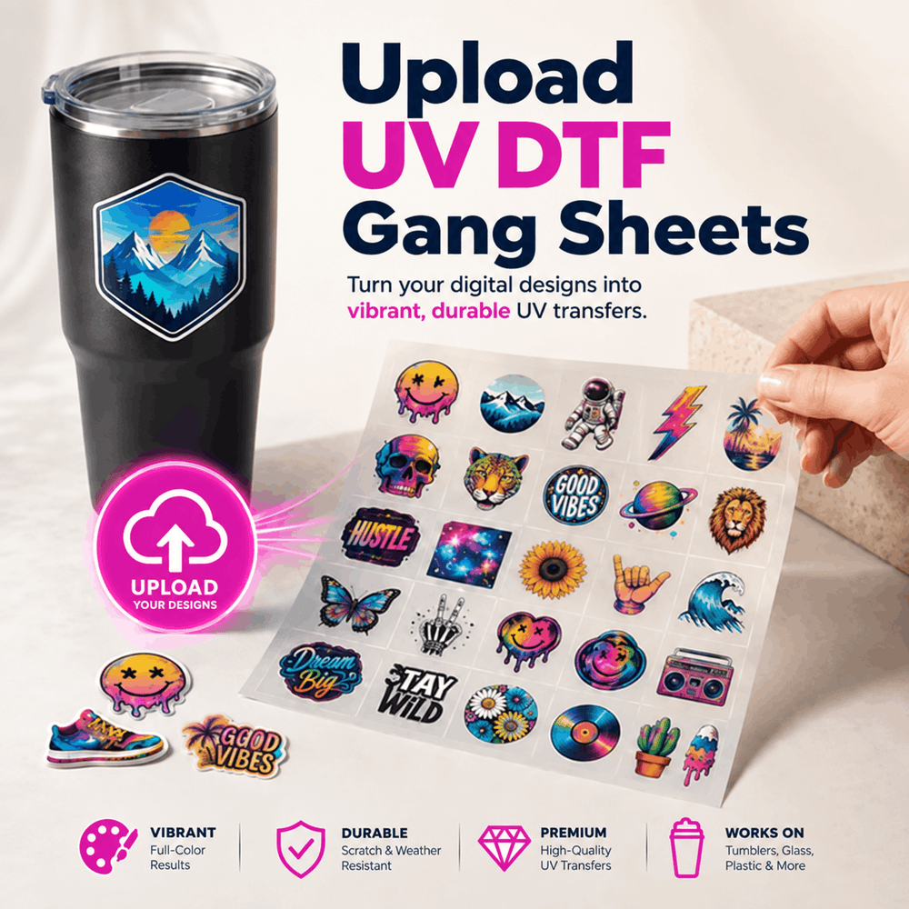 Upload Your Own UV DTF Gang Sheet
