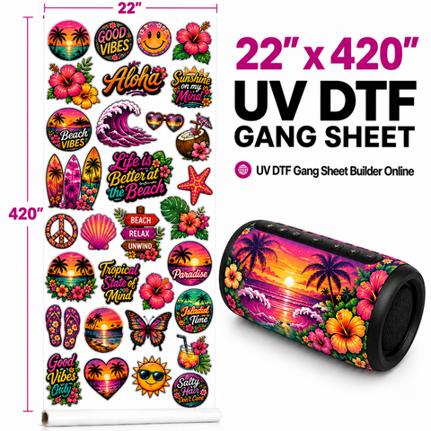 UV DTF Gang Sheet Builder Online