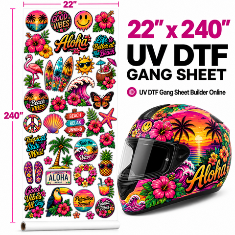 UV DTF Gang Sheet Builder Online
