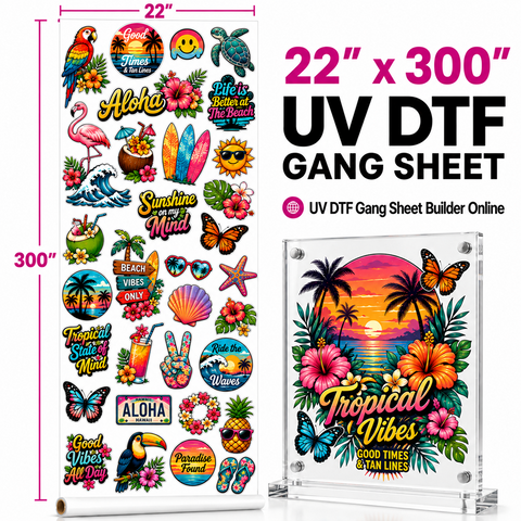 UV DTF Gang Sheet Builder Online