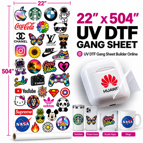 Upload Your Own UV DTF Gang Sheet